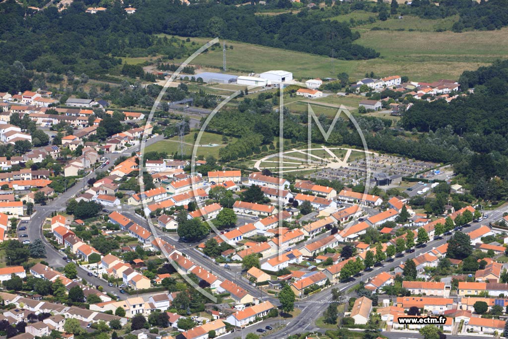 Photo arienne de Saint-Sbastien-sur-Loire (Fontaine-Portereau)