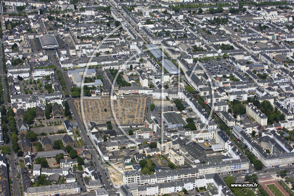 Photo arienne de Saint-Nazaire (Centre)