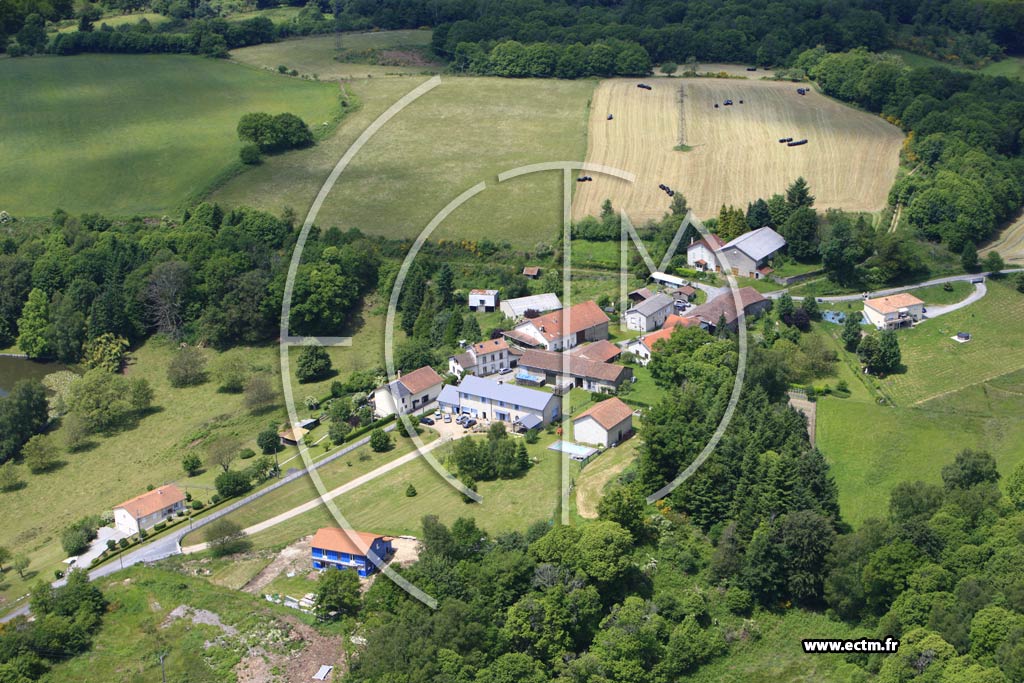 Photo arienne de Bonnac-la-Cte (Maison Neuve)