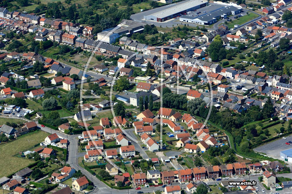 Photo arienne de Chauny (Centre-Ouest)