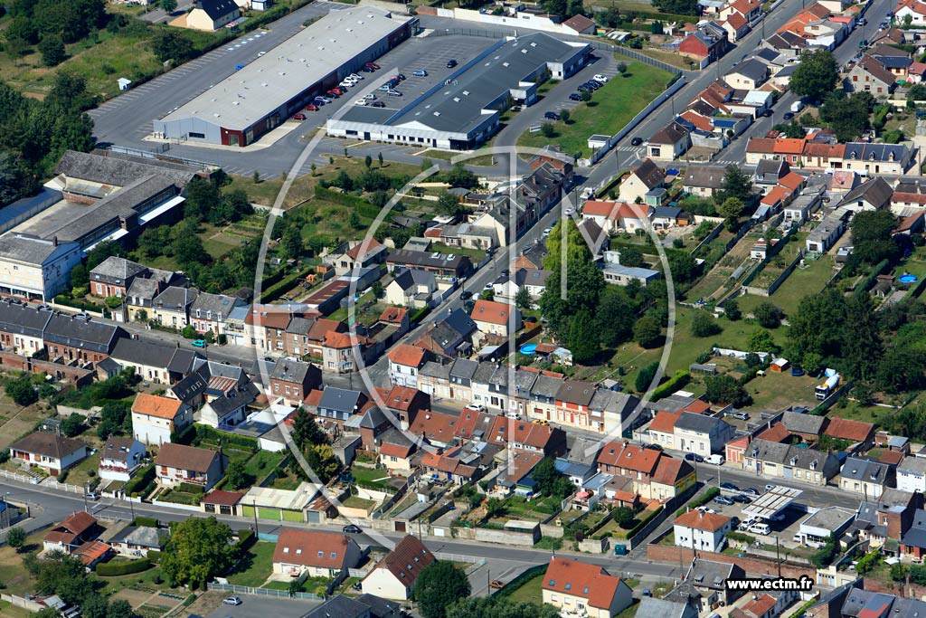 Photo arienne de Chauny (Centre-Ouest)