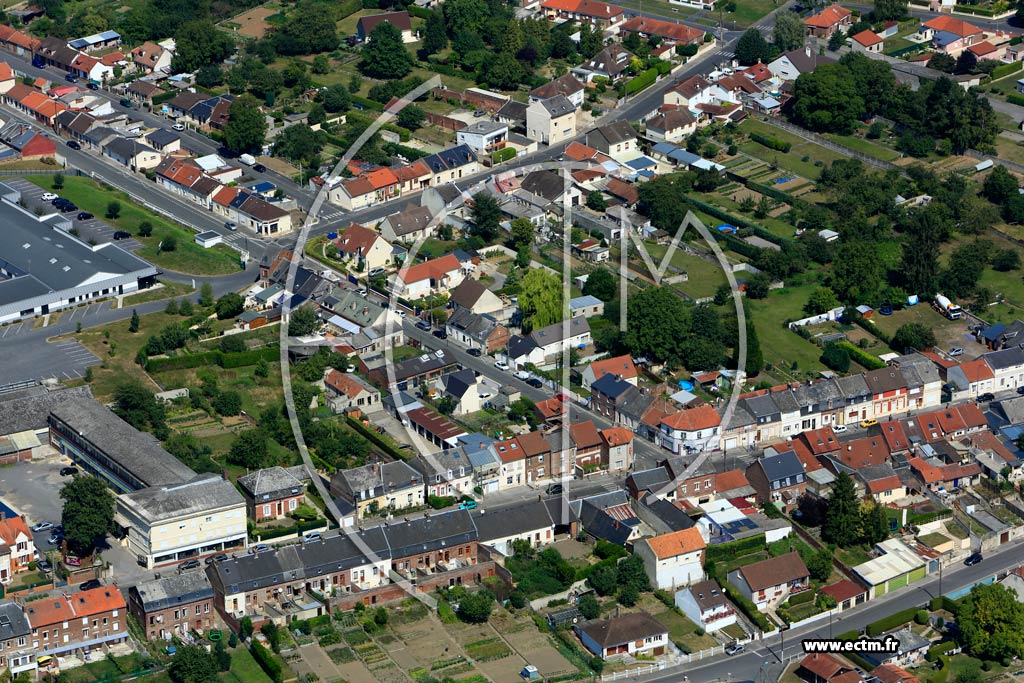 Photo arienne de Chauny (Centre-Ouest)