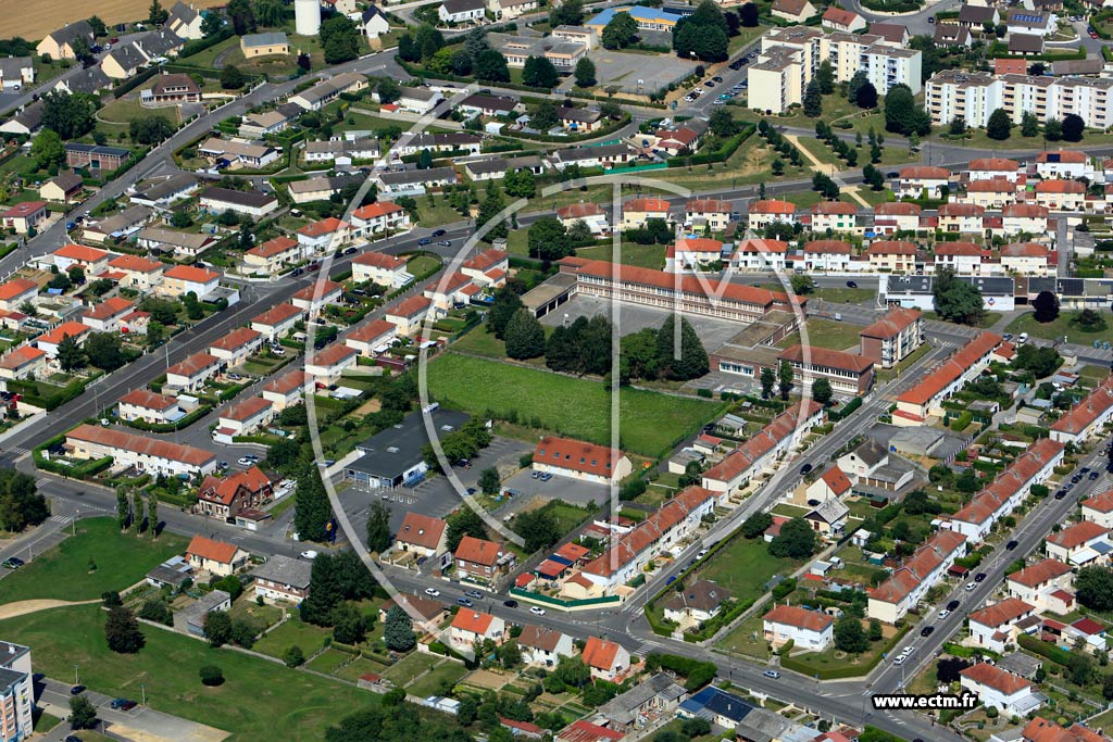 Photo arienne de Chauny (Nord-Est)