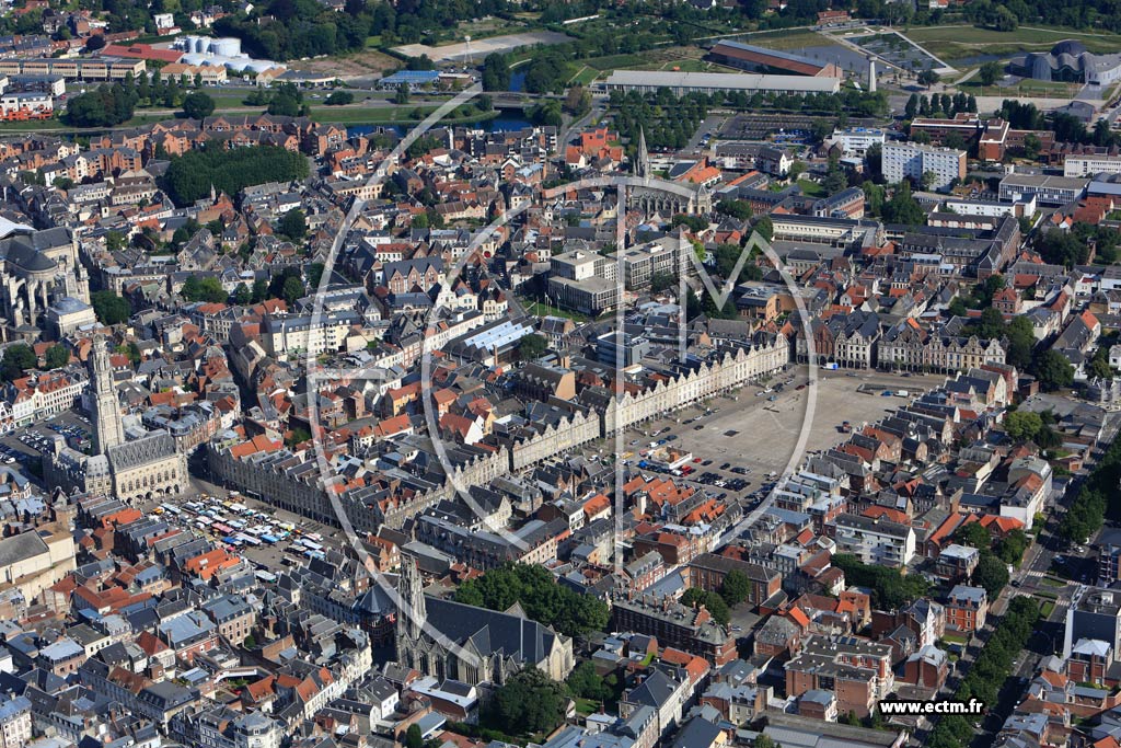 Photo arienne de Arras (Faubourg Ronville)