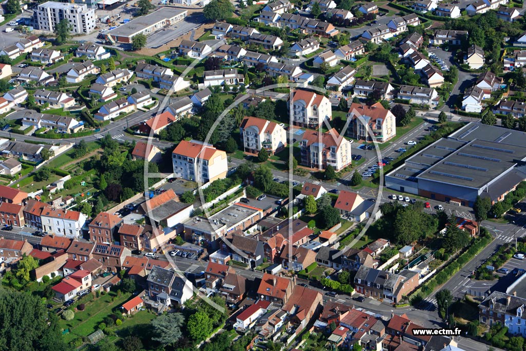 Photo arienne de Saint-Laurent-Blangy (La Sambre))