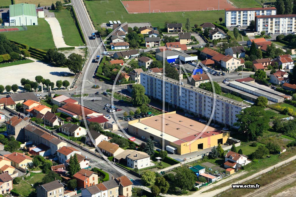 Photo arienne de Ligny-en-Barrois