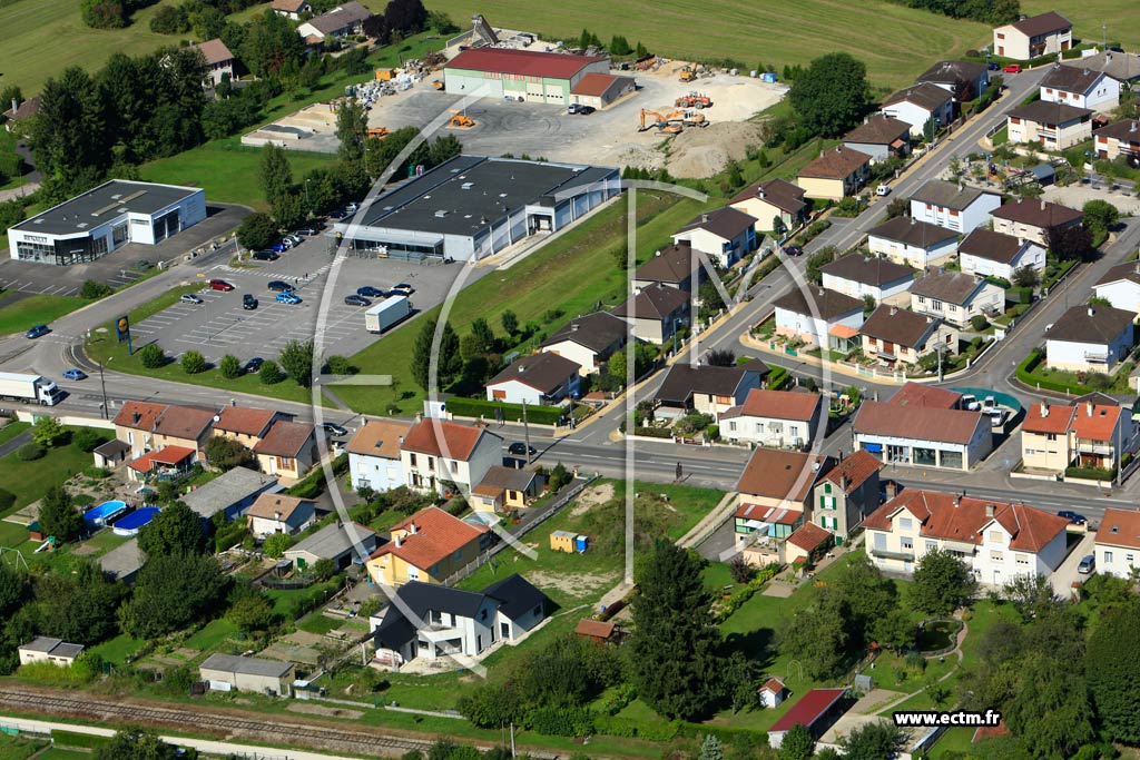 Photo arienne de Ligny-en-Barrois