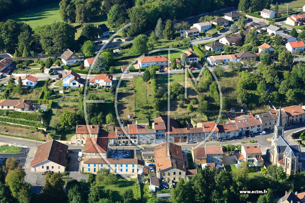 Photo arienne de Lisle-en-Rigault