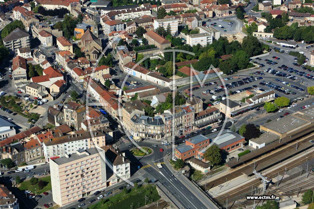 Photo arienne de Chlons-en-Champagne (Frison - Gare)