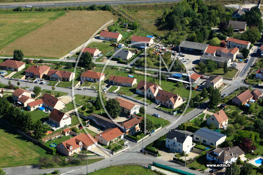 Photo arienne de La Chausse-sur-Marne (Coulmier)