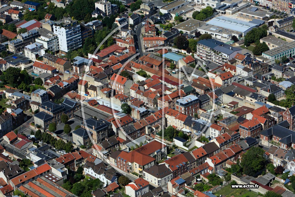 Photo arienne de pernay (Cteau Ouest-Les Forges)