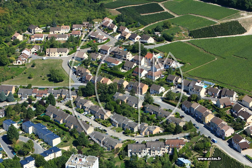 Photo arienne de pernay (Vignes Blanches - Beausoleil)