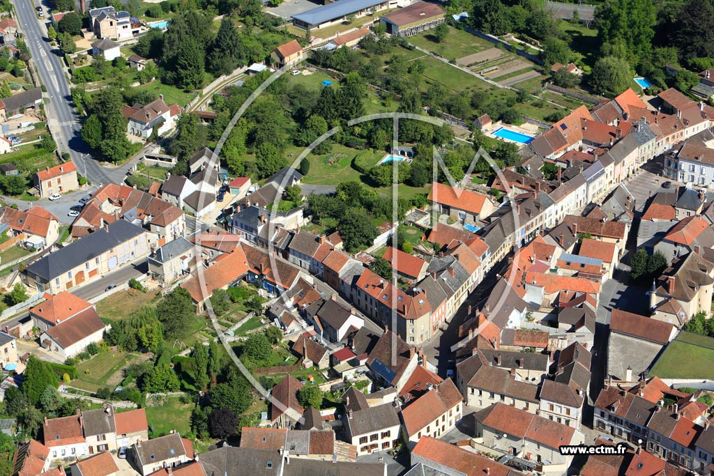 Photo arienne de Orbais-l'Abbaye