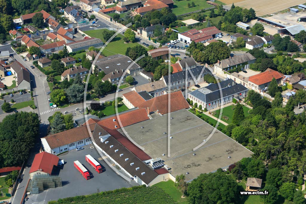 Photo arienne de Tours-sur-Marne