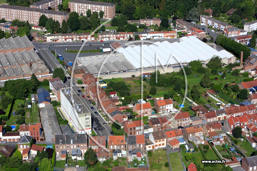 Photo arienne de Cambrai (Quartier de la Clinique Saint-Roch)