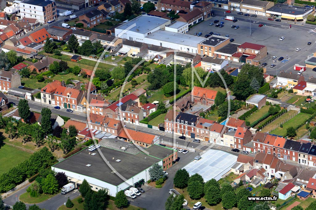 Photo arienne de Annullin (Quartier de l'Eglise)