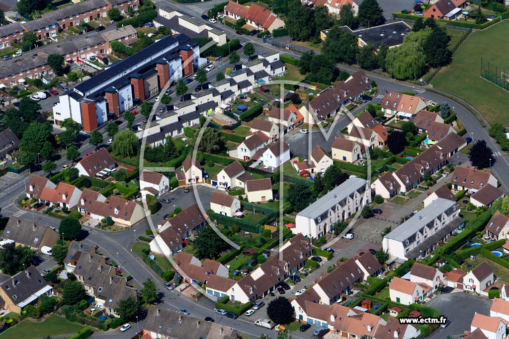 Photo arienne de Annullin (Rue de la Bouvaque)