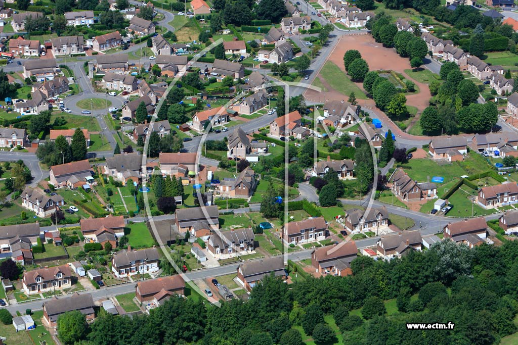 Photo arienne de Auchy-les-Mines (Quartier de Bapaume)