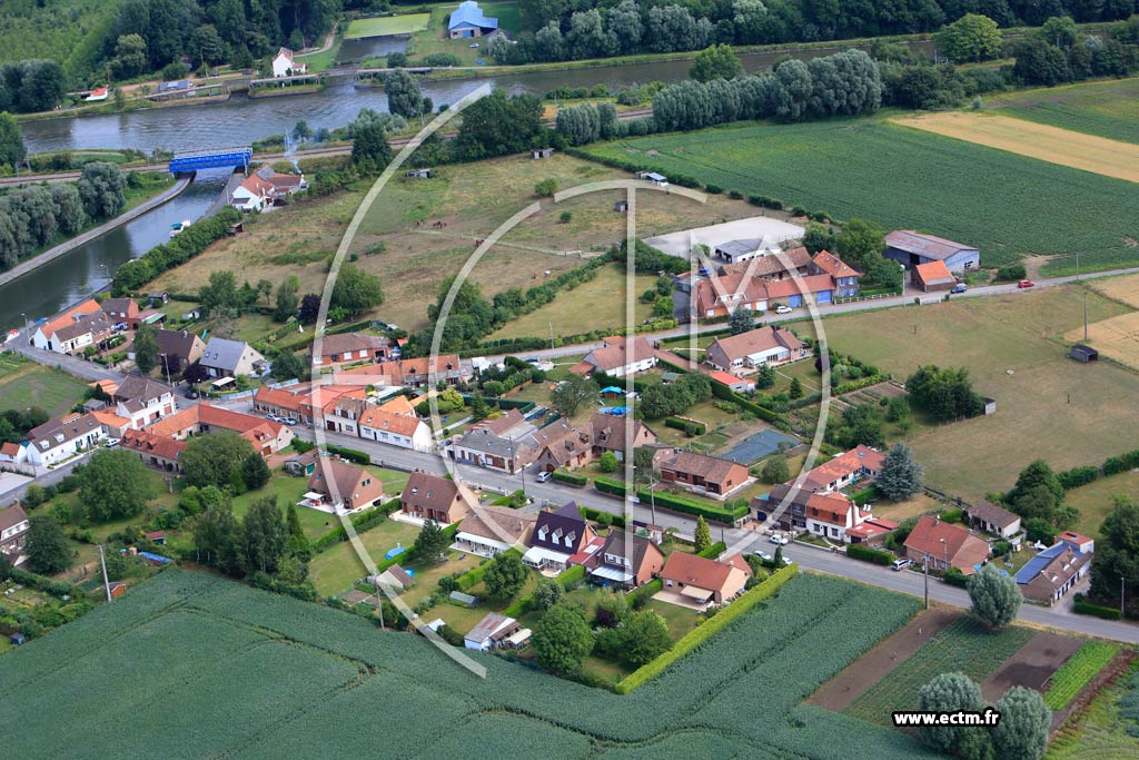 Photo arienne de Beuvry (Chemin de Hallage)