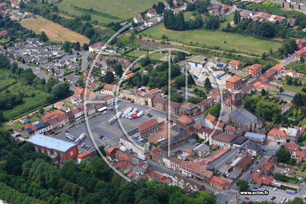 Photo arienne de Bruay-la-Buissire