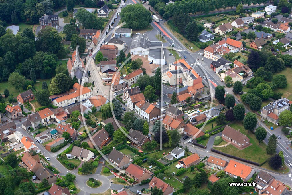 Photo arienne de Bruay-la-Buissire (Avenue de la Libration)