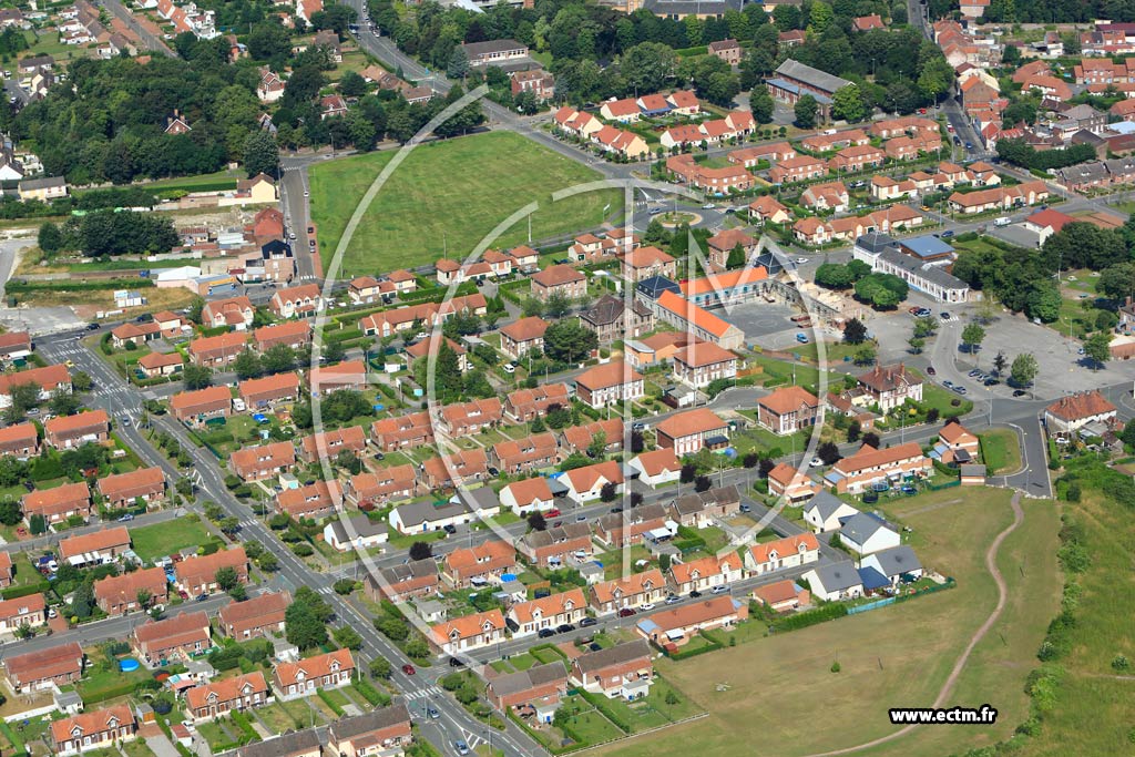 Photo arienne de Bully-les-Mines (Quartier de la Cit de la Libert)