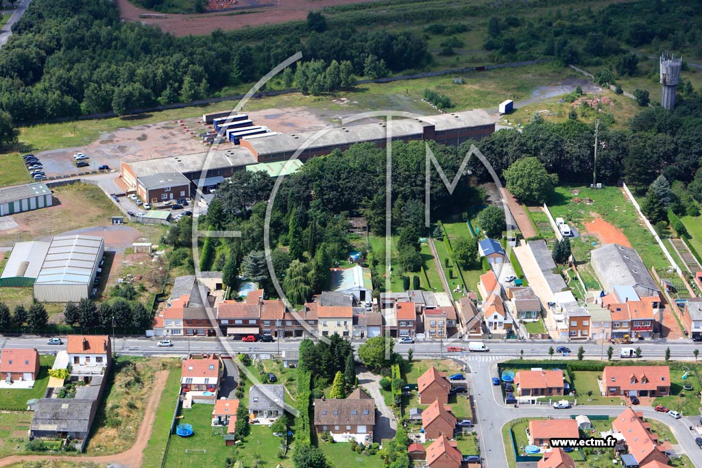 Photo arienne de Haisnes (Place Elie Reumaux)