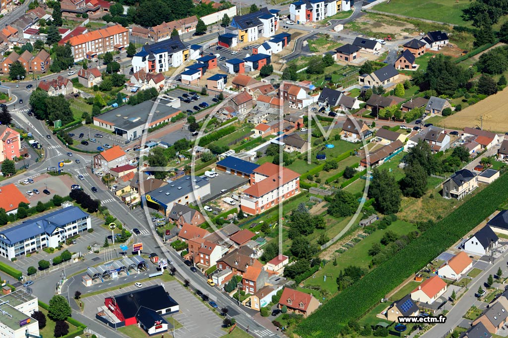 Photo arienne de Noyelles-Godault (Quartier de l'Avenue de la Rpublique)