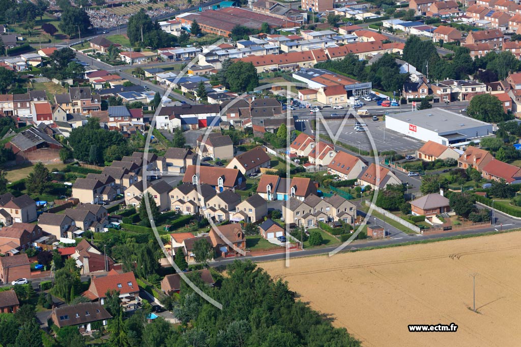 Photo arienne de Sains-en-Gohelle (Quartier Montant-Musset)