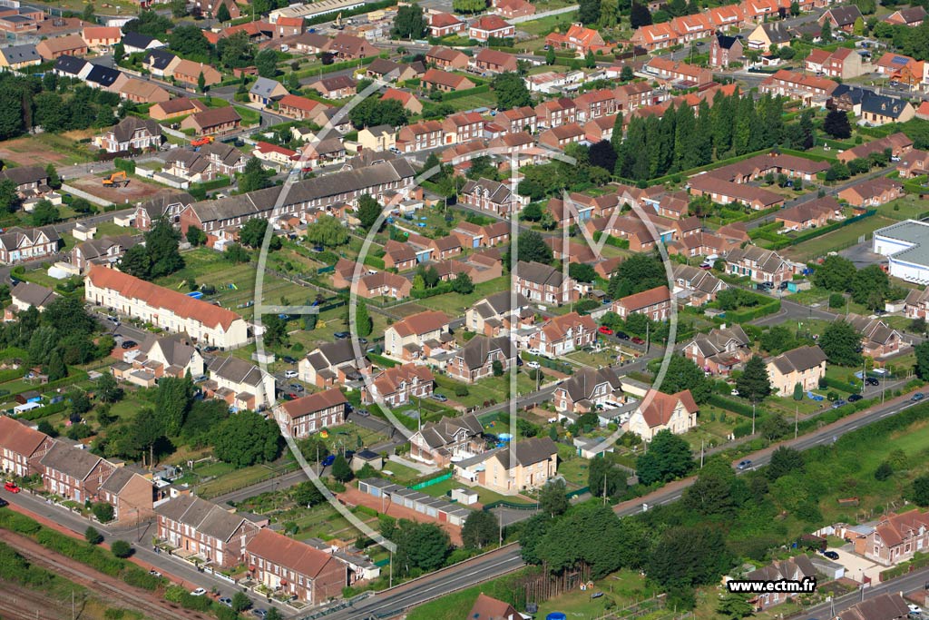 Photo arienne de Vendin-le-Vieil (Quartier Edouard Vaillant)