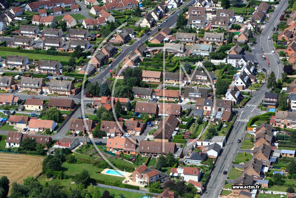 Photo arienne de Violaines (Quartier de Lon Gambetta)