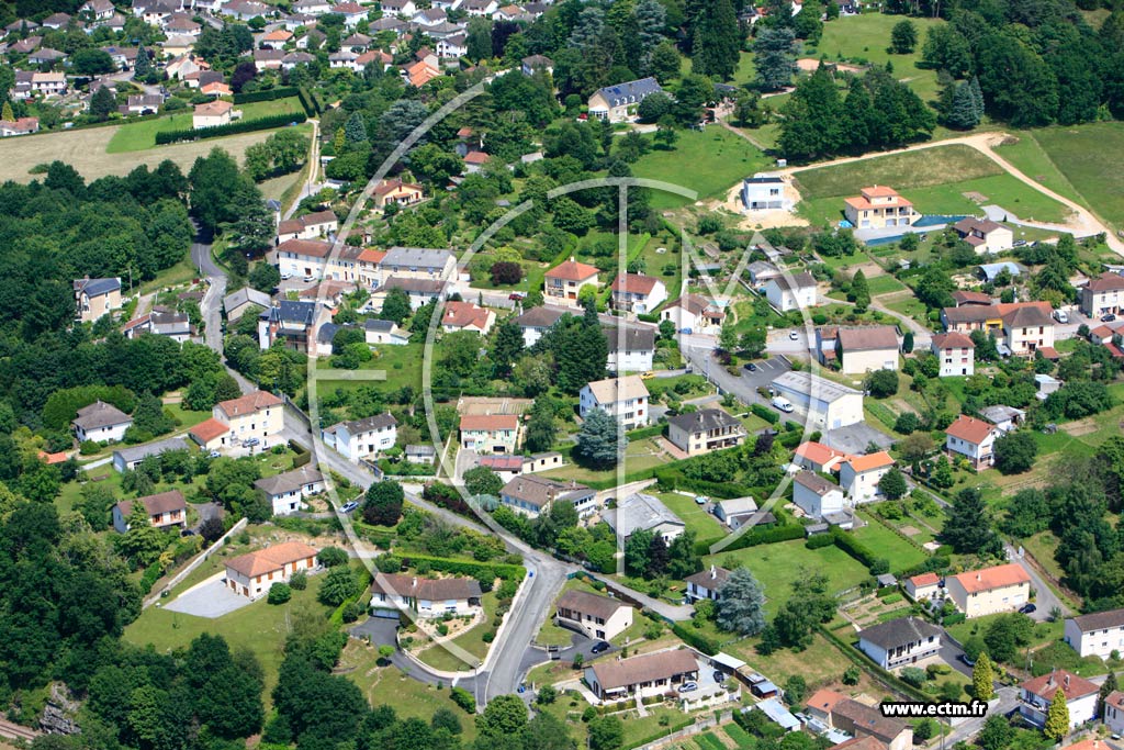 Photo arienne de Condat-sur-Vienne (Poulouzat)