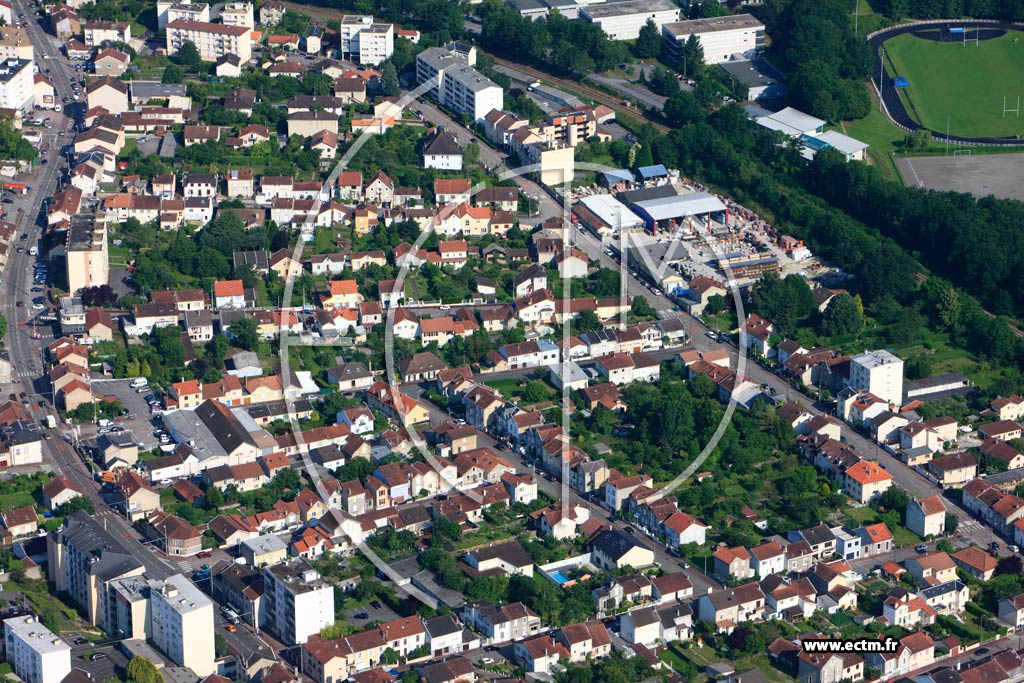 Photo arienne de Limoges (La Borie)