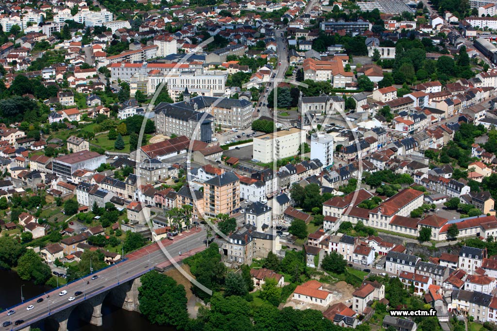 Photo arienne de Limoges (La Cathdrale)