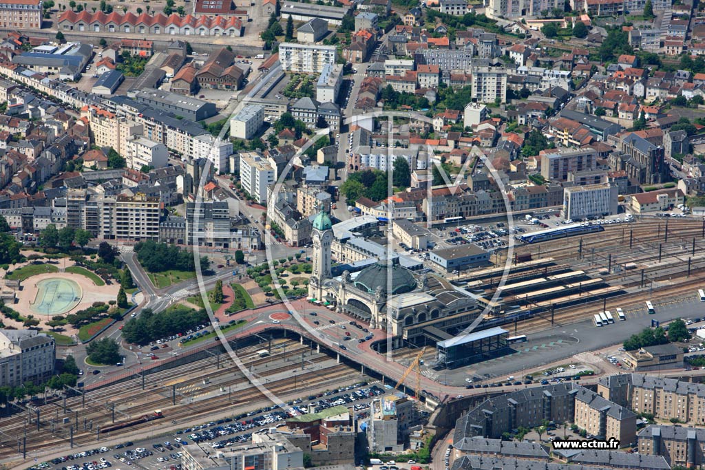 Photo arienne de Limoges (La Gare)