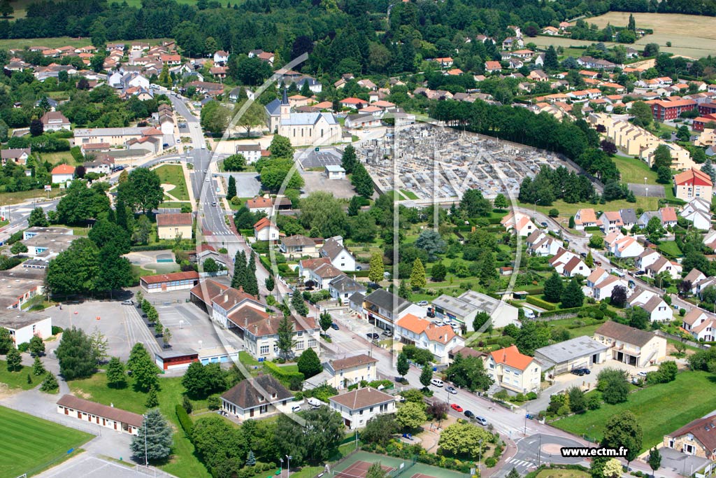 Photo arienne de Limoges (Landouge)