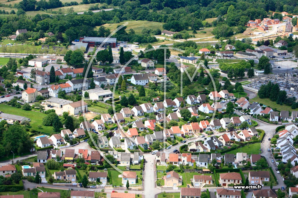 Photo arienne de Limoges (Landouge)