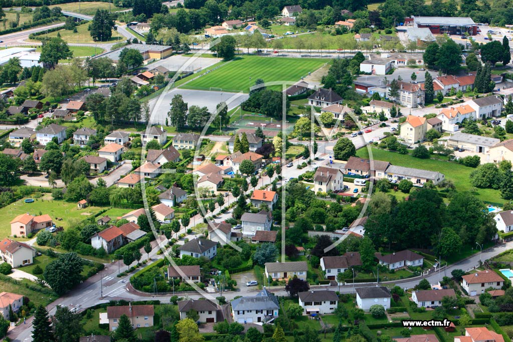 Photo arienne de Limoges (Landouge)