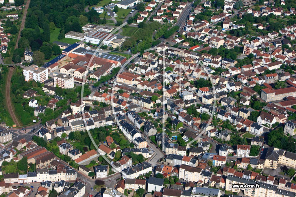 Photo arienne de Limoges (Le Colombier)