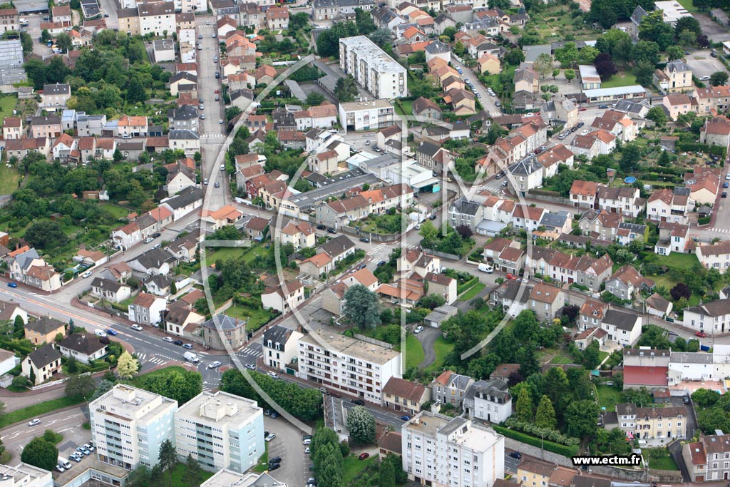 Photo arienne de Limoges (Les Ponts)