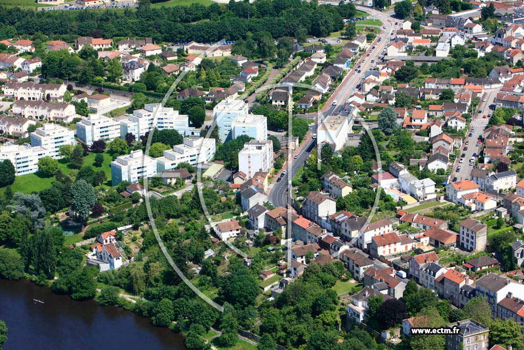 Photo arienne de Limoges (Les Ponts)