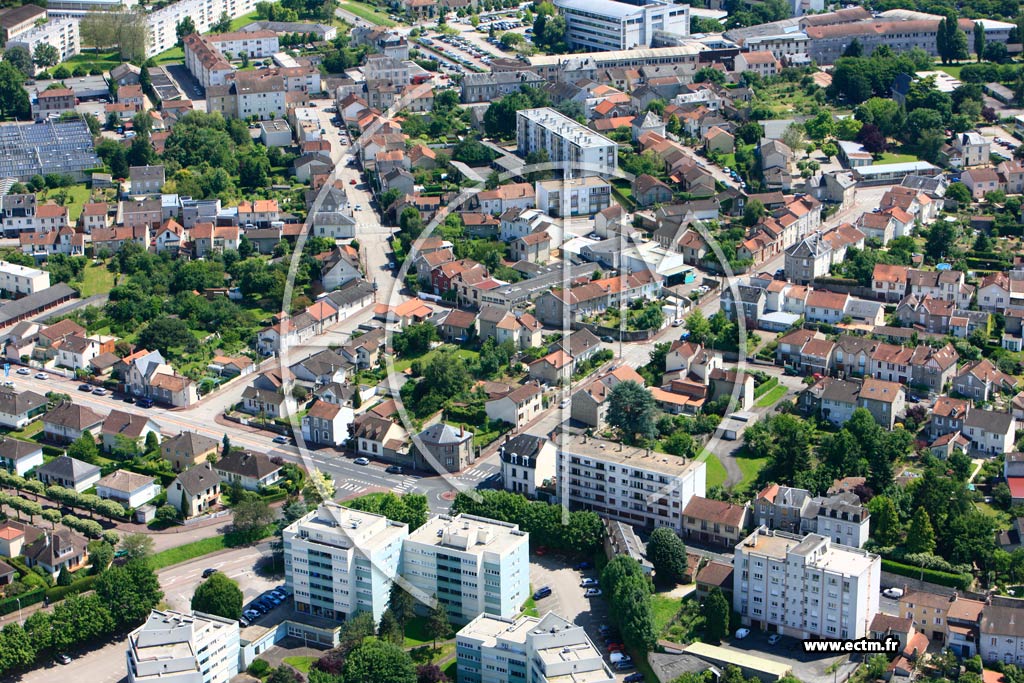 Photo arienne de Limoges (Les Ponts)