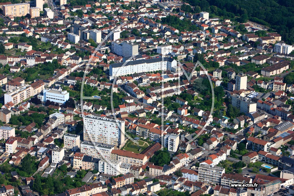 Photo arienne de Limoges (Valandon)