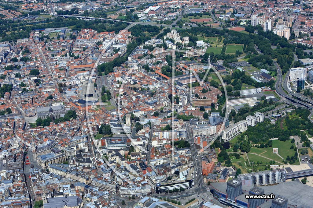 Photo arienne de Lille (Vieux-Lille)