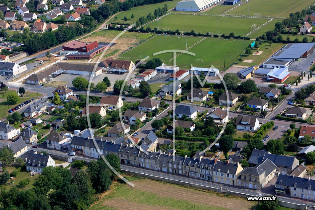 Photo arienne de Bretteville-l'Orgueilleuse (Quartier de la Rue de Bayeux)