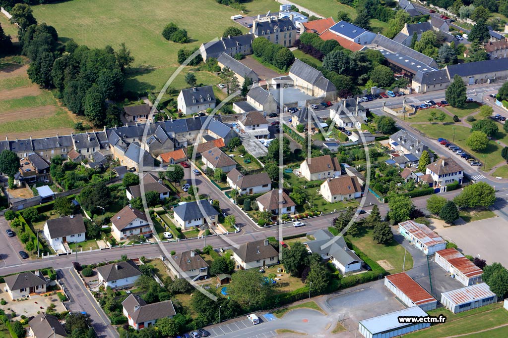 Photo arienne de Bretteville-l'Orgueilleuse (Quartier de la Rue de Bayeux)