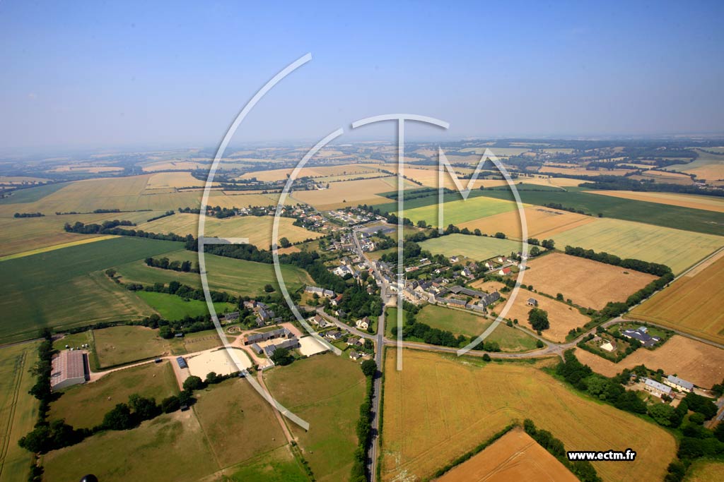 Photo arienne de Landes-sur-Ajon (Le Haut de Landes)