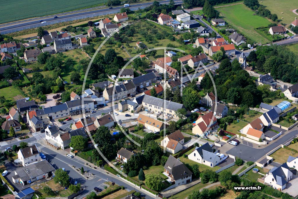 Photo arienne de Rots (Quartier de la Route de Caen)