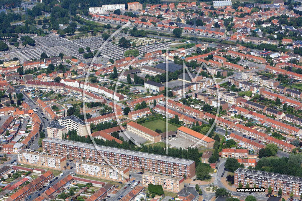 Photo arienne de Coudekerque-Branche (Quartier des Petit et Grand Steendam)