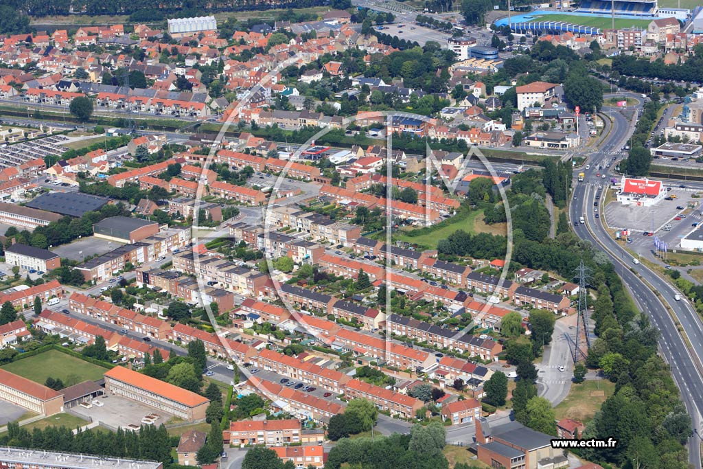 Photo arienne de Coudekerque-Branche (Quartier des Petit et Grand Steendam)